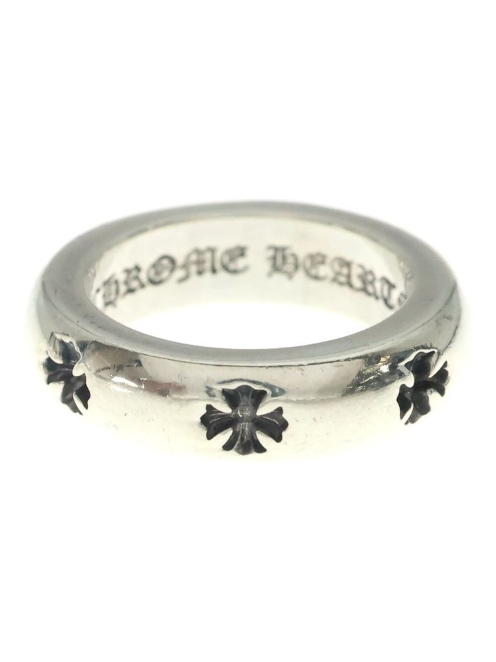 Chrome Hearts Negative CH Plus Ring Silver